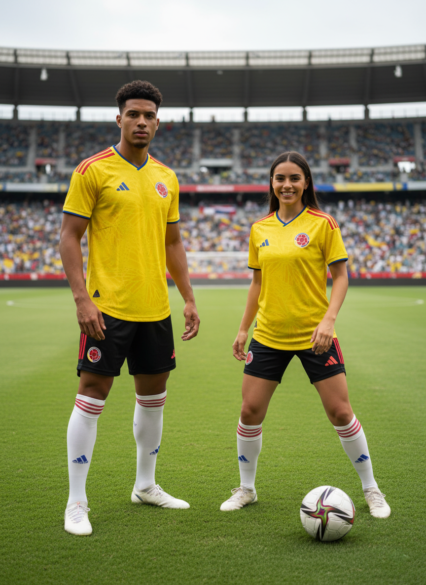 Vista 3 de CAMISETA COLOMBIA MUNDIAL 2026 - TALLA: S